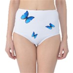 Butterfly-blue-phengaris Classic High-Waist Bikini Bottoms