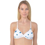 Butterfly-blue-phengaris Reversible Tri Bikini Top