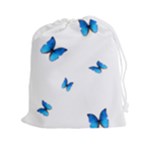 Butterfly-blue-phengaris Drawstring Pouch (2XL)