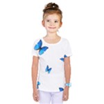 Butterfly-blue-phengaris Kids  One Piece T-Shirt