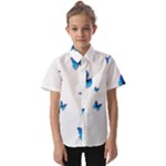 Butterfly-blue-phengaris Kids  Short Sleeve Shirt