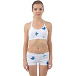 Butterfly-blue-phengaris Back Web Gym Set