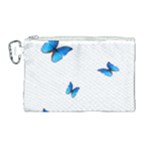 Butterfly-blue-phengaris Canvas Cosmetic Bag (Large)