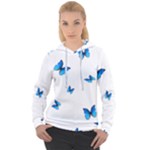 Butterfly-blue-phengaris Women s Overhead Hoodie