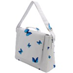Butterfly-blue-phengaris Box Up Messenger Bag