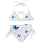 Butterfly-blue-phengaris Kids  Classic Bikini Set