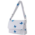 Butterfly-blue-phengaris Full Print Messenger Bag (L)