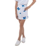 Butterfly-blue-phengaris Kids  Tennis Skirt