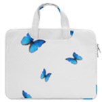 Butterfly-blue-phengaris MacBook Pro 15  Double Pocket Laptop Bag 