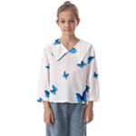 Butterfly-blue-phengaris Kids  Sailor Shirt