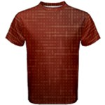 Grid Background Pattern Wallpaper Men s Cotton T-Shirt