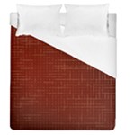 Grid Background Pattern Wallpaper Duvet Cover (Queen Size)