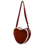Grid Background Pattern Wallpaper Heart Shoulder Bag
