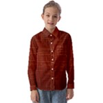 Grid Background Pattern Wallpaper Kids  Long Sleeve Shirt