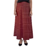 Grid Background Pattern Wallpaper Flared Maxi Skirt