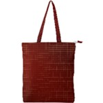 Grid Background Pattern Wallpaper Double Zip Up Tote Bag
