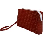 Grid Background Pattern Wallpaper Wristlet Pouch Bag (Small)