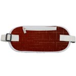 Grid Background Pattern Wallpaper Rounded Waist Pouch