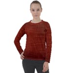 Grid Background Pattern Wallpaper Women s Long Sleeve Raglan T-Shirt