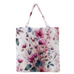 Flora Floral Flower Petal Grocery Tote Bag