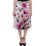 Flora Floral Flower Petal Classic Midi Skirt