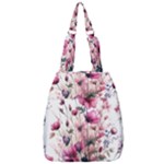 Flora Floral Flower Petal Center Zip Backpack