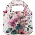 Flora Floral Flower Petal Foldable Grocery Recycle Bag