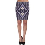 Pattern Design Scrapbooking Bodycon Skirt