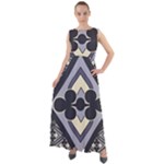 Pattern Design Scrapbooking Chiffon Mesh Boho Maxi Dress