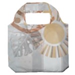 Boho Background Leaves Botanical Premium Foldable Grocery Recycle Bag