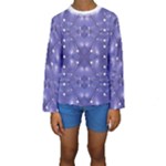 Couch material photo manipulation collage pattern Kids  Long Sleeve Swimwear