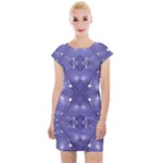 Couch material photo manipulation collage pattern Cap Sleeve Bodycon Dress