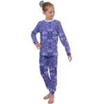 Couch material photo manipulation collage pattern Kids  Long Sleeve Set 