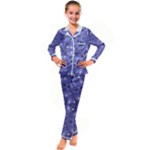 Couch material photo manipulation collage pattern Kids  Satin Long Sleeve Pajamas Set