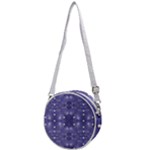Couch material photo manipulation collage pattern Crossbody Circle Bag