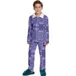 Couch material photo manipulation collage pattern Kids  Long Sleeve Velvet Pajamas Set