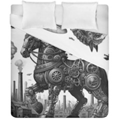 Steampunk Horse  Duvet Cover Double Side (California King Size) from UrbanLoad.com