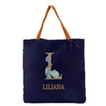 Personalized Initial Name Any Text Tote Bag Grocery Tote Bag