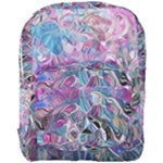 Pink Swirls Flow Full Print Backpack