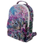 Pink Swirls Flow Flap Pocket Backpack (Small)