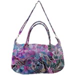 Pink Swirls Flow Removable Strap Handbag