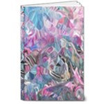 Pink Swirls Flow 8  x 10  Hardcover Notebook