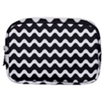 Wave Pattern Wavy Halftone Make Up Pouch (Small)