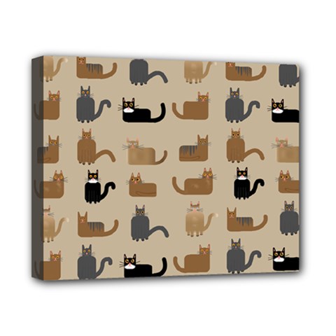 Cat Pattern Texture Animal Canvas 10  x 8  (Stretched) from UrbanLoad.com