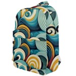 Wave Waves Ocean Sea Abstract Whimsical Classic Backpack