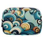 Wave Waves Ocean Sea Abstract Whimsical Make Up Pouch (Small)