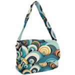 Wave Waves Ocean Sea Abstract Whimsical Courier Bag