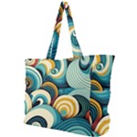 Wave Waves Ocean Sea Abstract Whimsical Simple Shoulder Bag