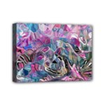 Pink Swirls Blend  Mini Canvas 7  x 5  (Stretched)