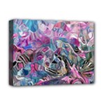 Pink Swirls Blend  Deluxe Canvas 16  x 12  (Stretched) 